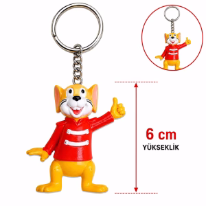 Toptan Sevimli Fare Figürlü Anahtarlık (6 cm)