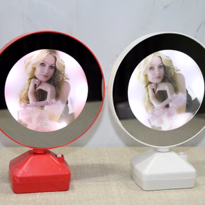 Ledli Sihirli Ayna Çerçeve 19x14 cm – Işıklı Dekoratif Fotoğraf Aynası