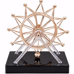 Toptan Masa Üstü Kinetik Denge Dekoru ve Hareketli Metal Obje (25x22 cm)