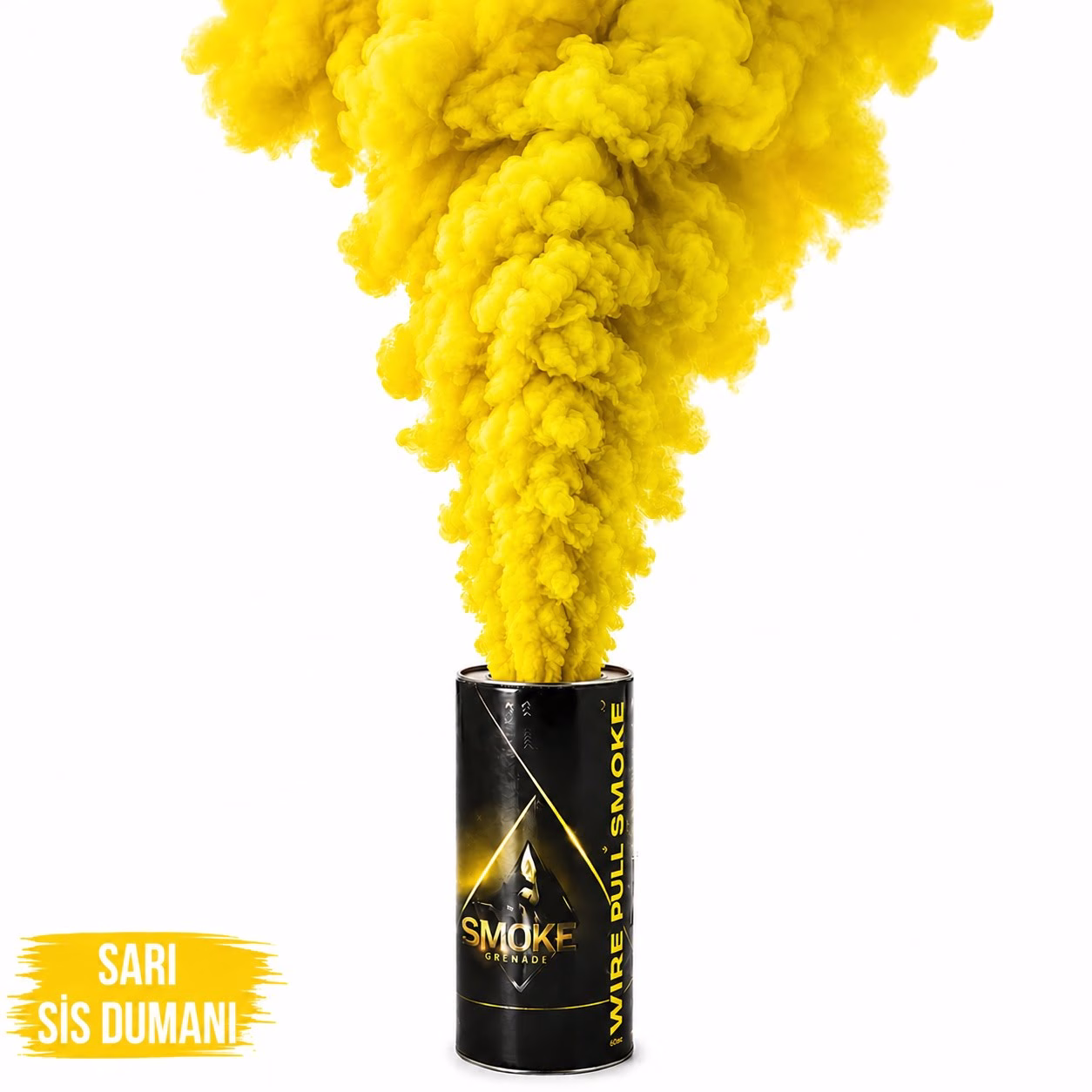 Toptan Sarı Renk Sis Bombası ve Sarı Duman Efekti