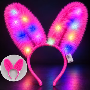 3 Modlu LED Işıklı Peluş Tavşan Kulağı