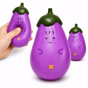 Toptan Patlıcan Squishy Sukuşi fiyatı