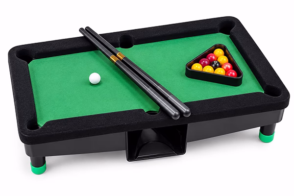 Masa Üstü Bilardo Oyunu 25x14 cm – Mini Bilardo Masası Seti
