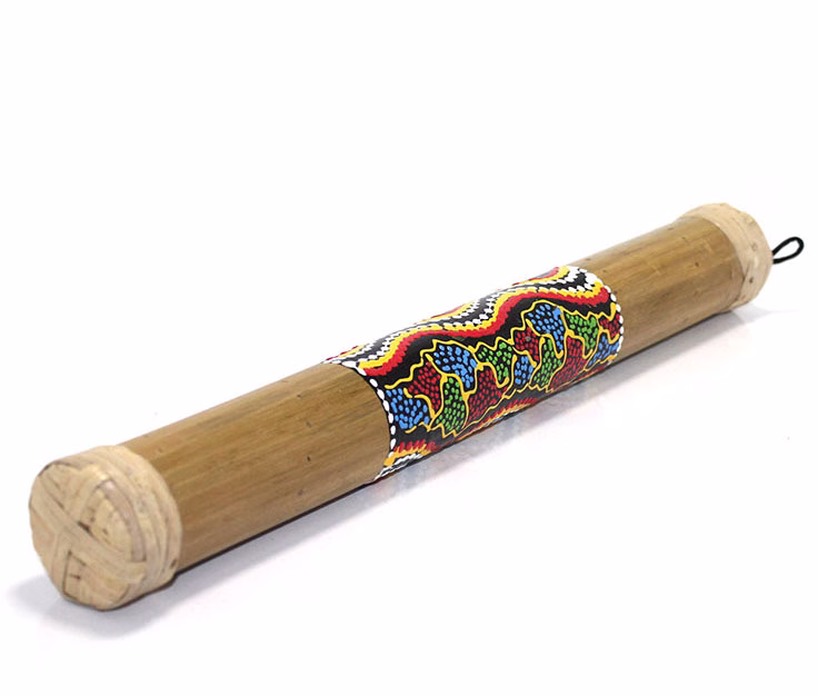 Bambu Yağmur Sesi 80 cm – Uzun Yağmur Çubuğu Ritim Aleti