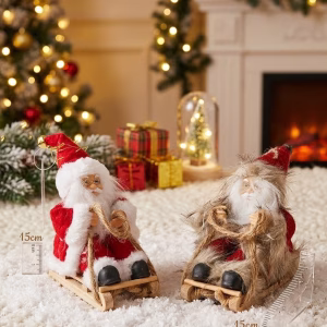 Toptan Kızaklı Noel Baba Biblosu