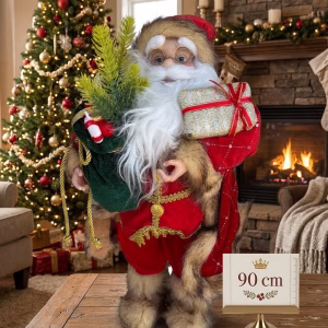 Toptan 90 cm Hediyeli Noel Baba