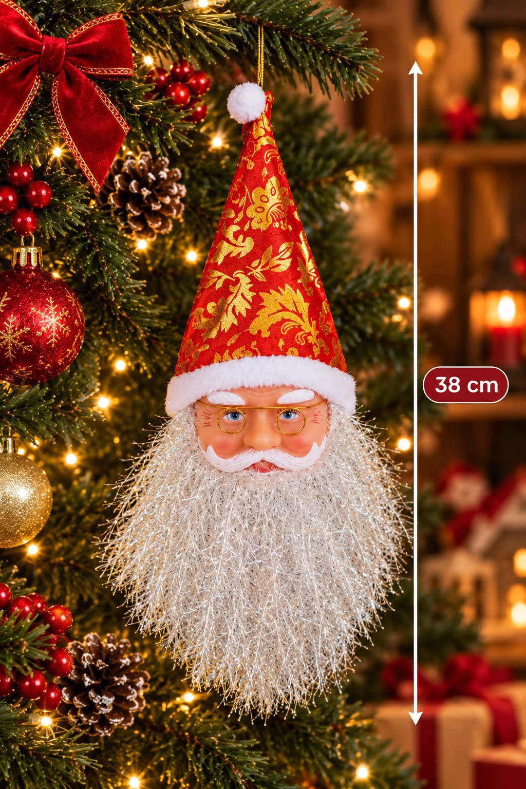 Toptan Büyük Noel Baba Süsü