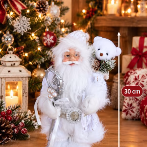 Toptan Beyaz Peluş Noel Baba