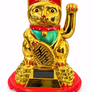 Güneş Enerjili Sallanan Şans Kedisi - Maneki Neko 6161