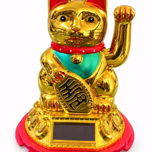 Güneş Enerjili Sallanan Şans Kedisi - Maneki Neko 6162